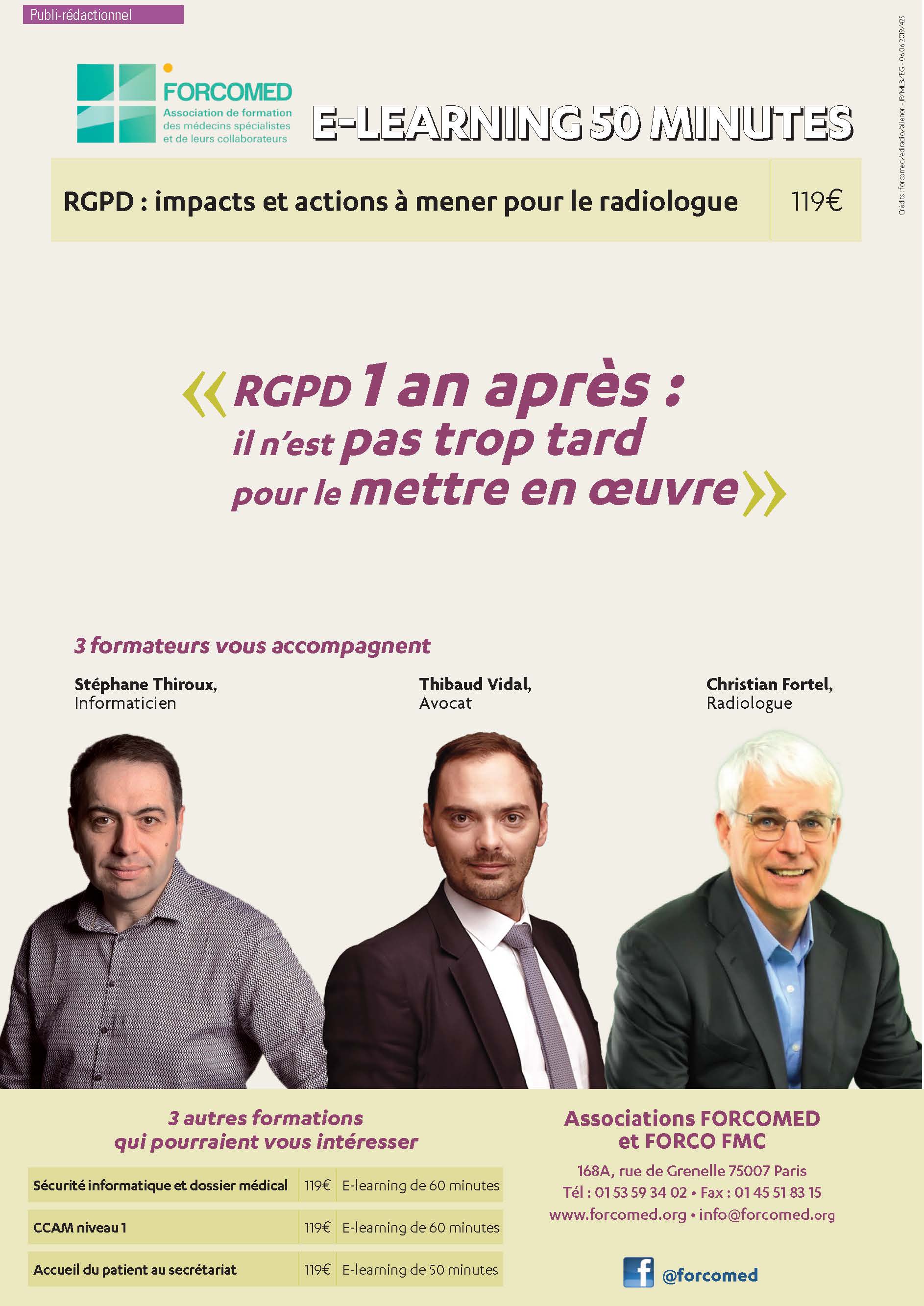 RGPD : IMPACTS ET ACTIONS pour le Radiologue